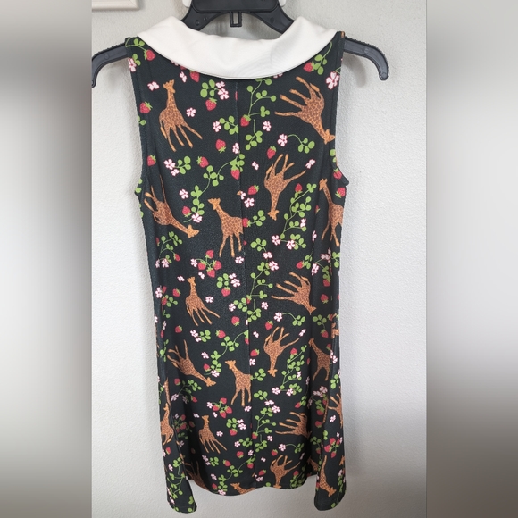 Giraffe Strawberry Dress - Picture 2 of 4
